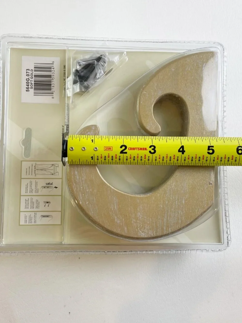 Kirsch Wood Holdbacks Set of 2 Soft Gold